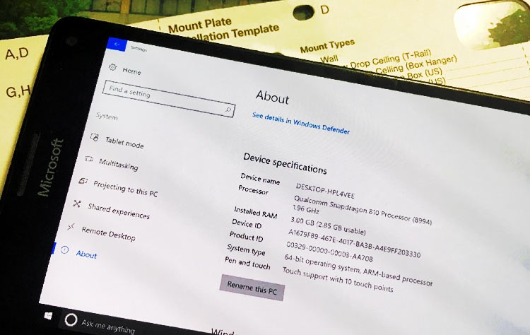 Фото - ARM-версия Windows 10 почти полностью работоспособна на Lumia 950 XL»