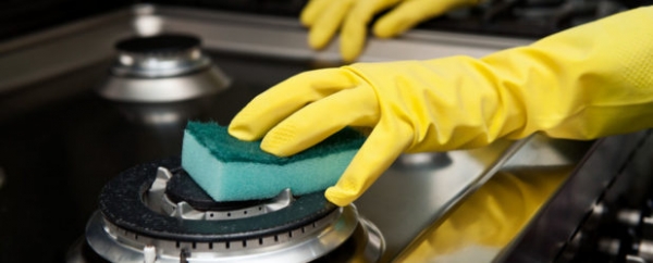 Фото - 22 способа, как очистить плиту от жира и нагара в домашних условиях