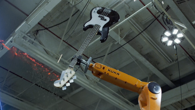 Фото - #видео дня | Музыкальная группа, состоящая из промышленных роботов