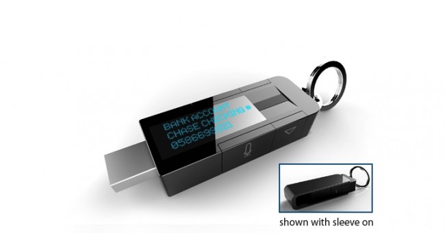Фото - myIDkey — флэшка с биометрической системой защиты