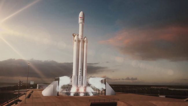 Фото - #видео | SpaceX опубликовала 3D-анимацию предстоящего запуска Falcon Heavy