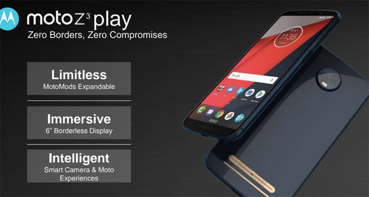 Фото - Раскрыты ключевые характеристики смартфона Moto Z3 Play с комплектами Moto Mods»