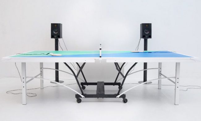Фото - Ping Pong FM – музыкальный стол для игры в настольный теннис