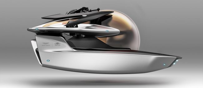 Фото - Aston Martin приступает к созданию электрической подводной лодки
